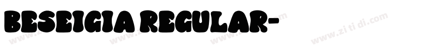 beseigia regular字体转换